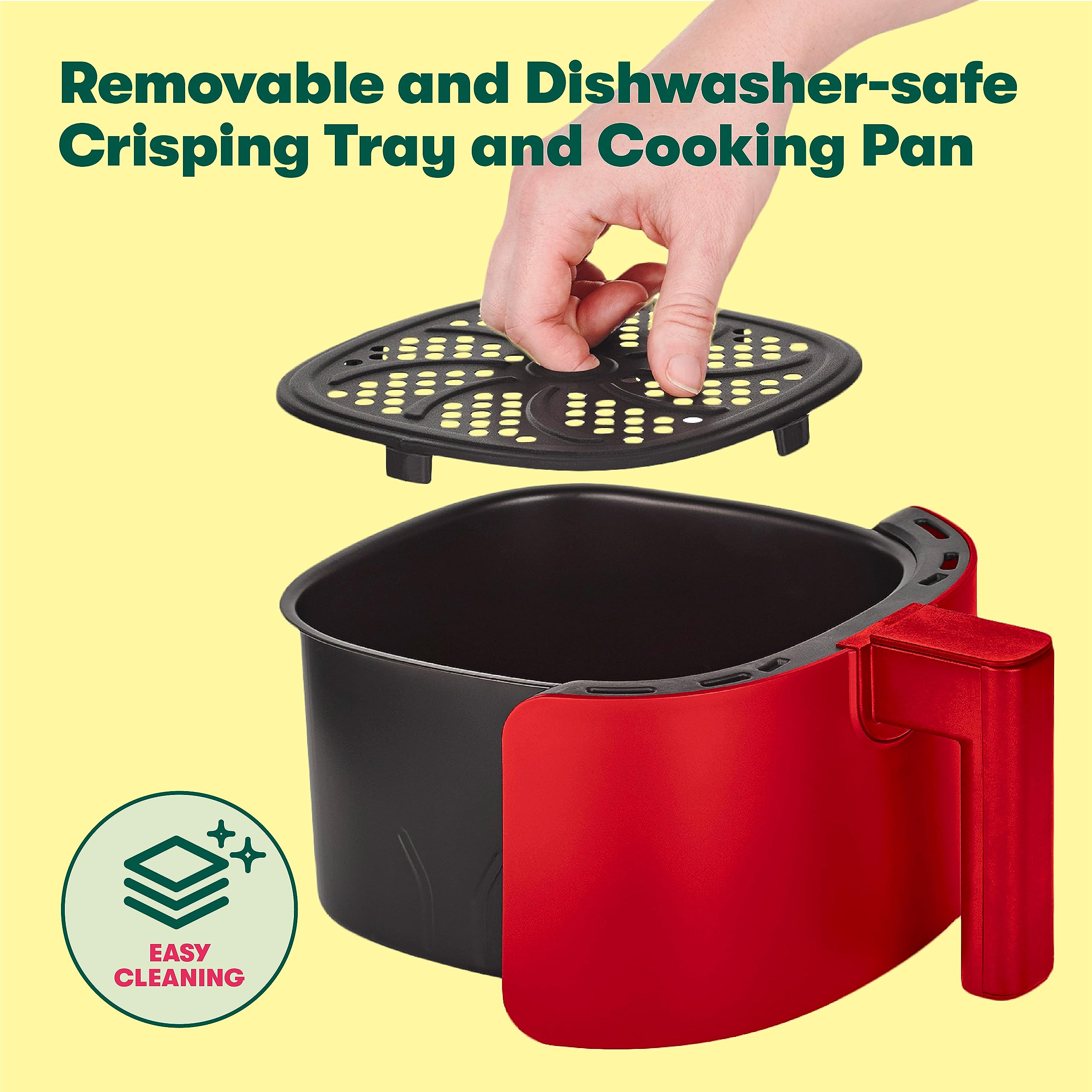 Bella 2.9 Qt Touchscreen Air Fryer Oven And 5-In-1 Multicooker With Removable Nonstickdishwasher Safe Crisping Tray And Basket,